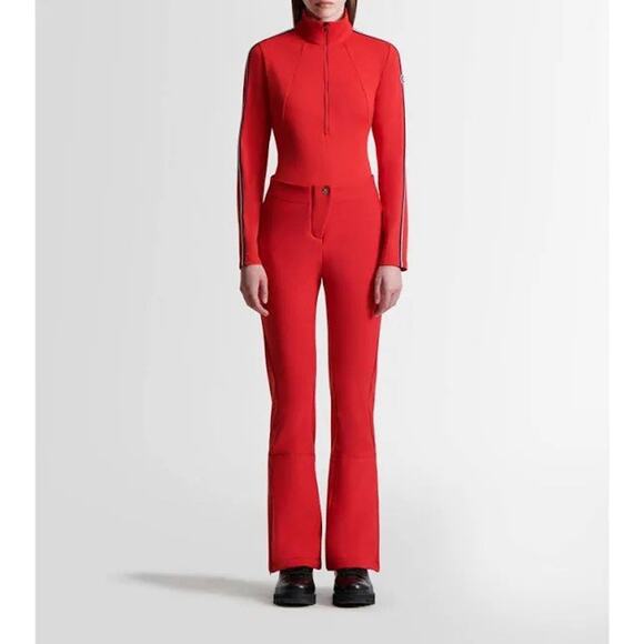 Fusalp Tipi III Stretch Shell Water Repellant Bootcut Red Ski Pants 44 US 12 - Picture 1 of 14